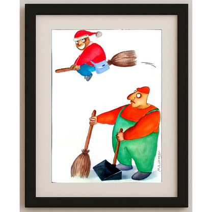 Mehrdad Samadi Zakaria 29x21cm Original Cartoon BOD00001