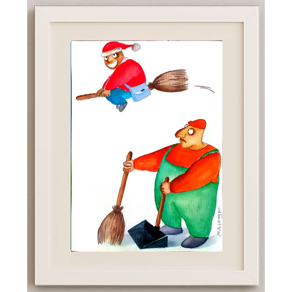 Mehrdad Samadi Zakaria 29x21cm Original Cartoon BOD00001