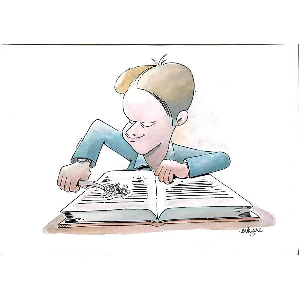 Mehrdad Samadi Zakaria 29x21cm Original Cartoon BOD00001