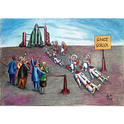 Mehrdad Samadi Zakaria 29x21cm Original Cartoon BOD00001