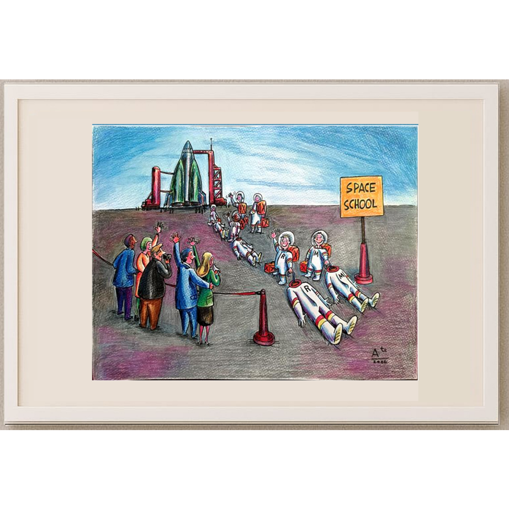 Mehrdad Samadi Zakaria 29x21cm Original Cartoon BOD00001