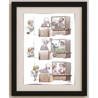 Mehrdad Samadi Zakaria 29x21cm Original Cartoon BOD00001