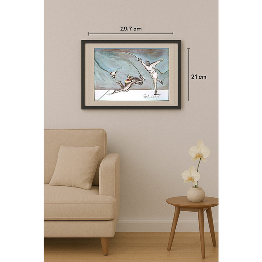 Mehrdad Samadi Zakaria 29x21cm Original Cartoon BOD00001