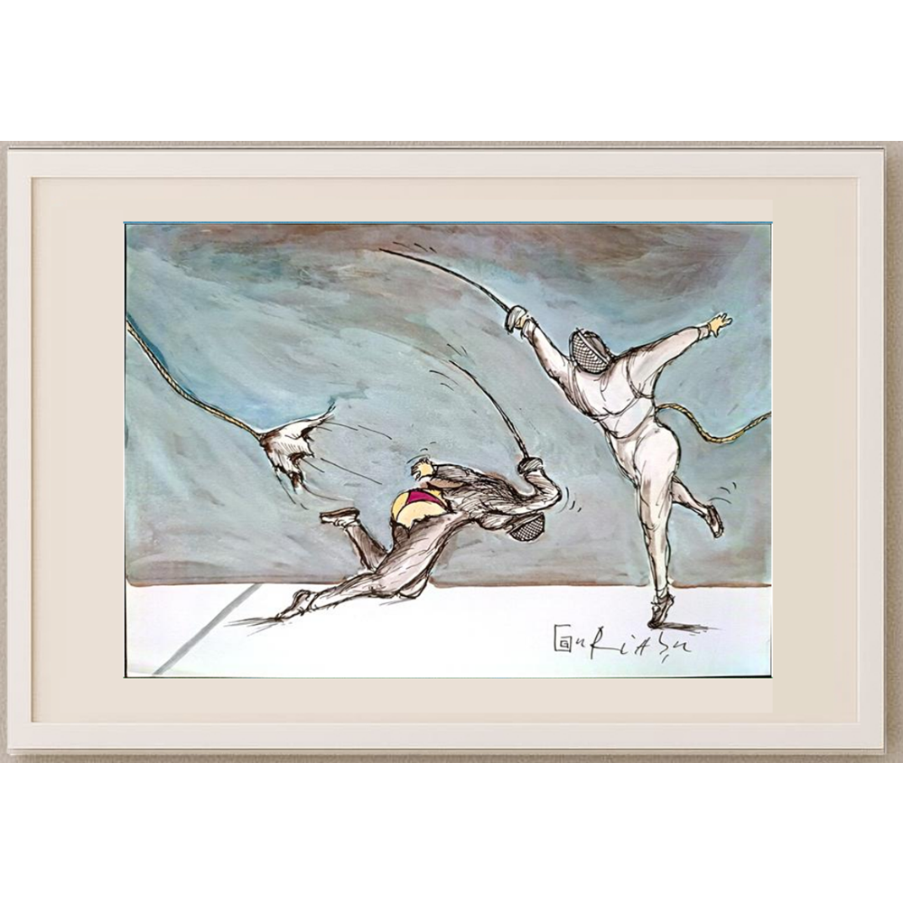 Mehrdad Samadi Zakaria 29x21cm Original Cartoon BOD00001