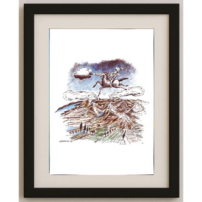 Mehmet Karaman 29x21cm Orijinal Karikatür Tablo BOD00056