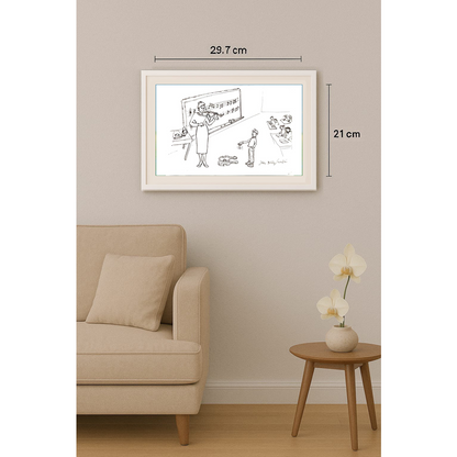 Jelica Culafic 29x21cm Orijinal Karikatür Tablo BOD00059