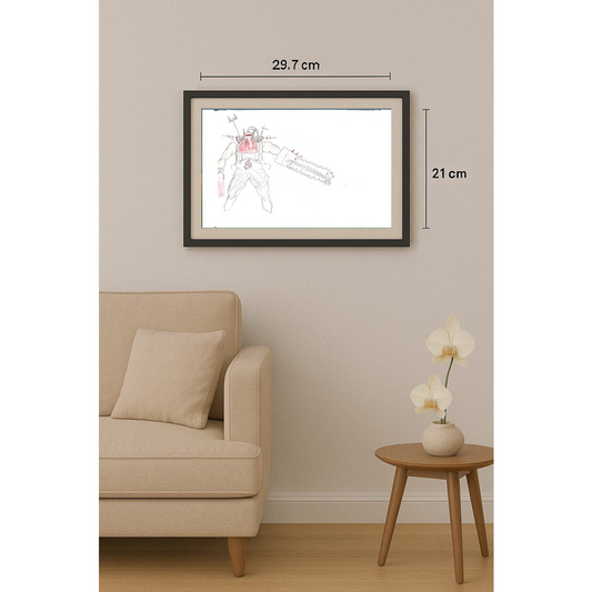 Bogdah Bogdahovic 29x21cm Orijinal Karikatür Tablo BOD00067