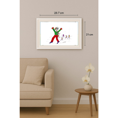 Thipparapu Suman Kumar 29x21cm Orijinal Karikatür Tablo BOD00077