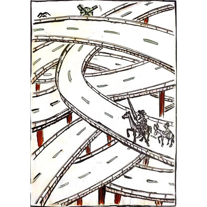 Mileta Miloradovic 25x17cm Orijinal Karikatür Tablo BOD00079