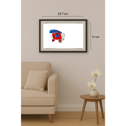 Milan Bisevoc 29x21cm Orijinal Karikatür Tablo BOD00082