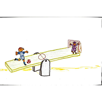Dusan Petrovic 32x21cm Orijinal Karikatür Tablo BOD00088