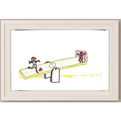 Dusan Petrovic 32x21cm Orijinal Karikatür Tablo BOD00088