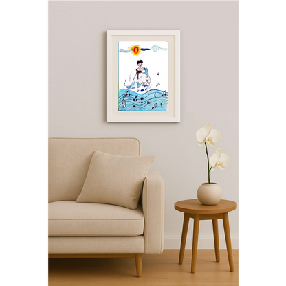 Andela Jecic 25x17cm Original Cartoon BOD00090
