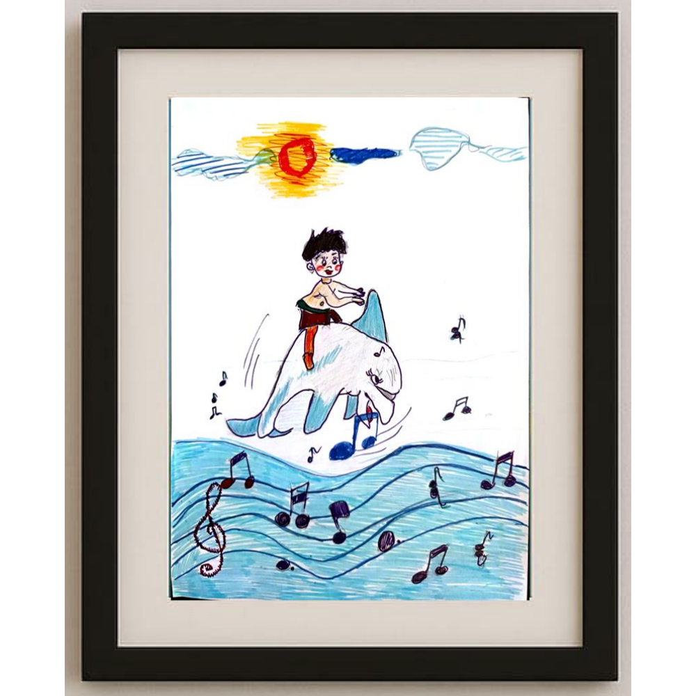 Andela Jecic 25x17cm Original Cartoon BOD00090
