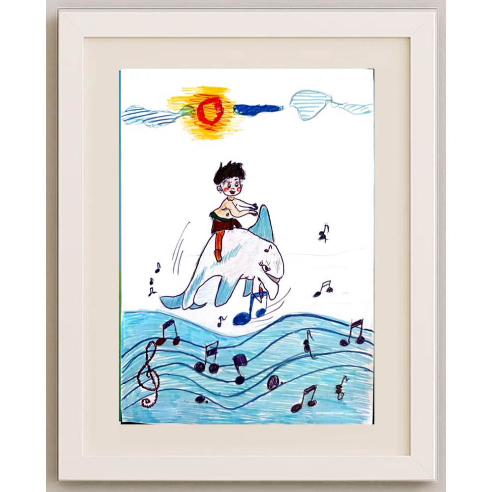 Andela Jecic 25x17cm Original Cartoon BOD00090