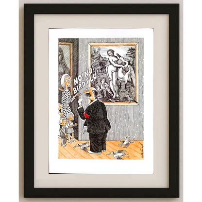 Valentin Rozantsev 29x21cm Orijinal Karikatür BOD00106