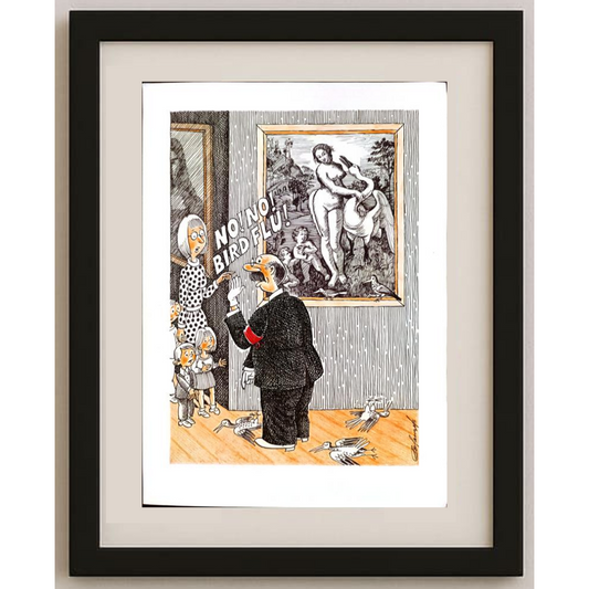 Valentin Rozantsev 29x21cm Orijinal Karikatür BOD00106
