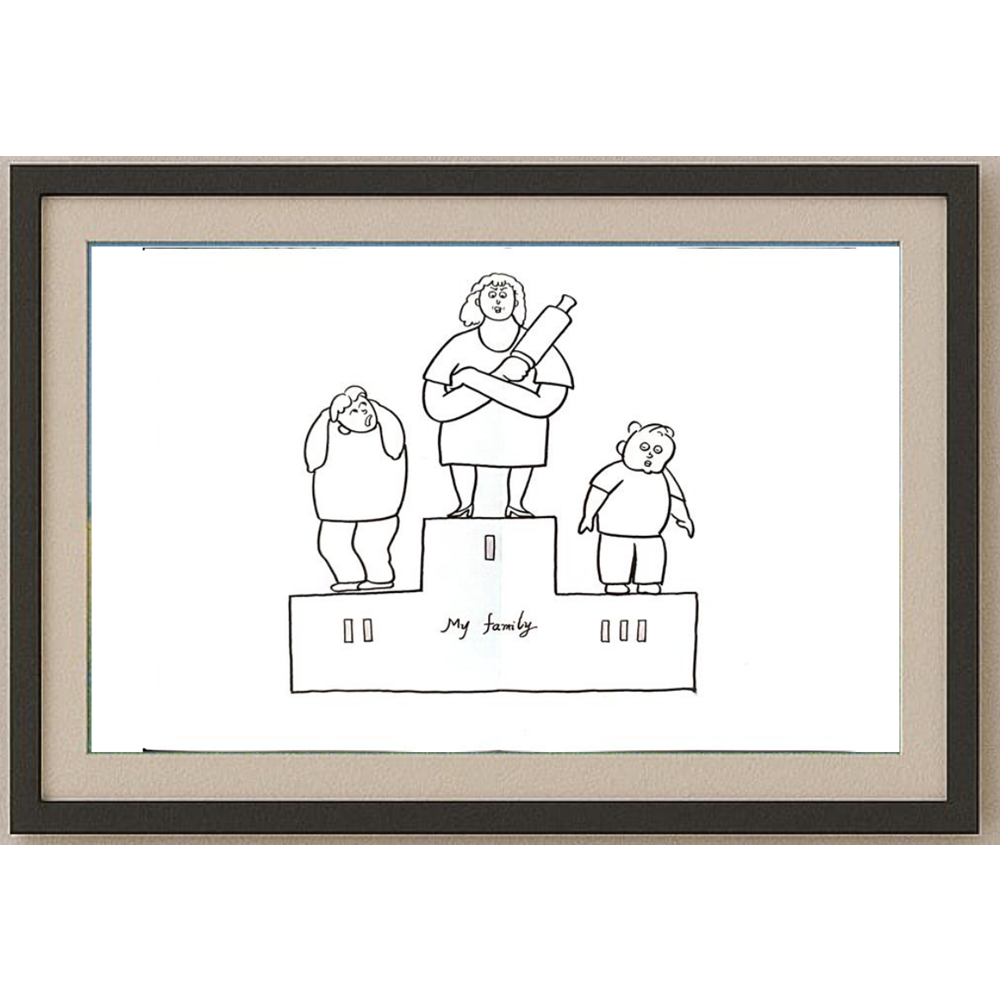 Feng Gui Bo 29x21cm Orijinal Karikatür BOD00108