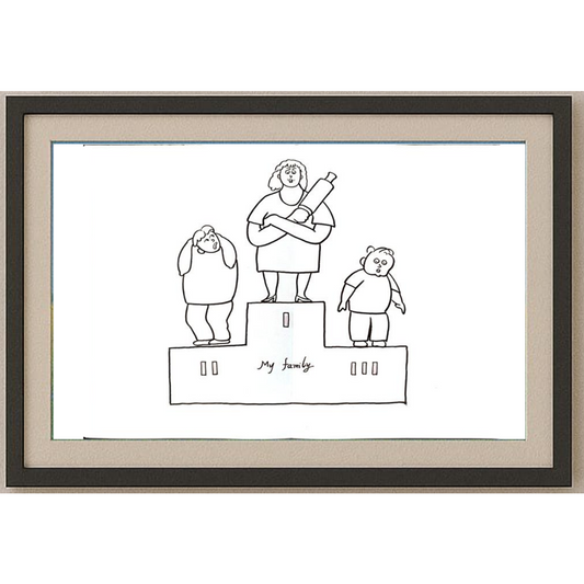 Feng Gui Bo 29x21cm Orijinal Karikatür BOD00108