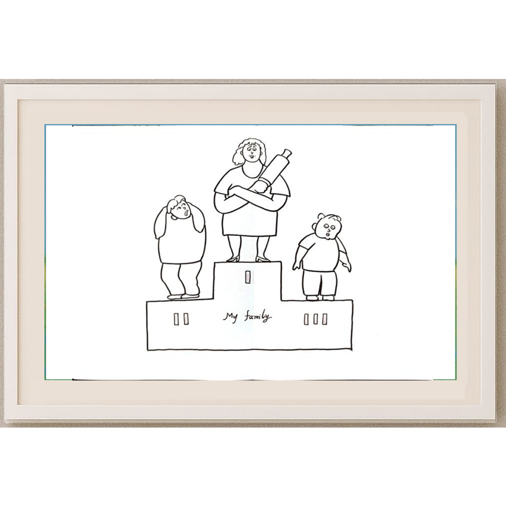 Feng Gui Bo 29x21cm Orijinal Karikatür BOD00108