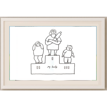 Feng Gui Bo 29x21cm Orijinal Karikatür BOD00108