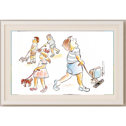 Tode Blazevski 29x21cm Orijinal Karikatür BOD00111