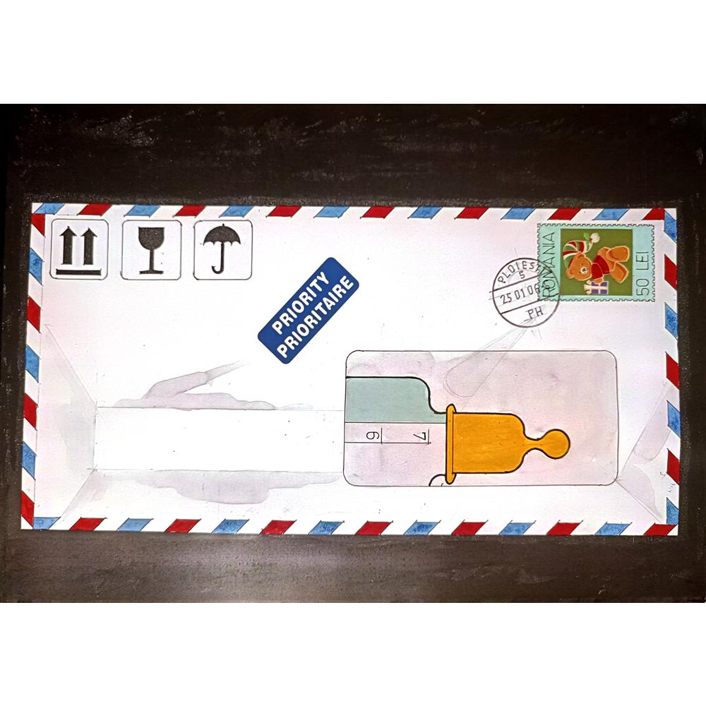 Mihai Danleiescu 29x21cm Original Cartoon BOD00114