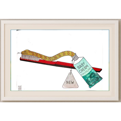 Mihai Dinulescu 29x21cm Orijinal Karikatür BOD00115