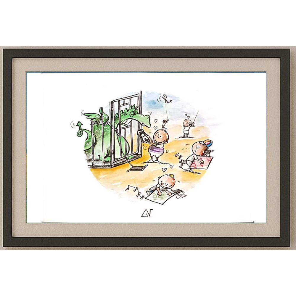 Novakov Goran 29x21cm Orijinal Karikatür BOD00117