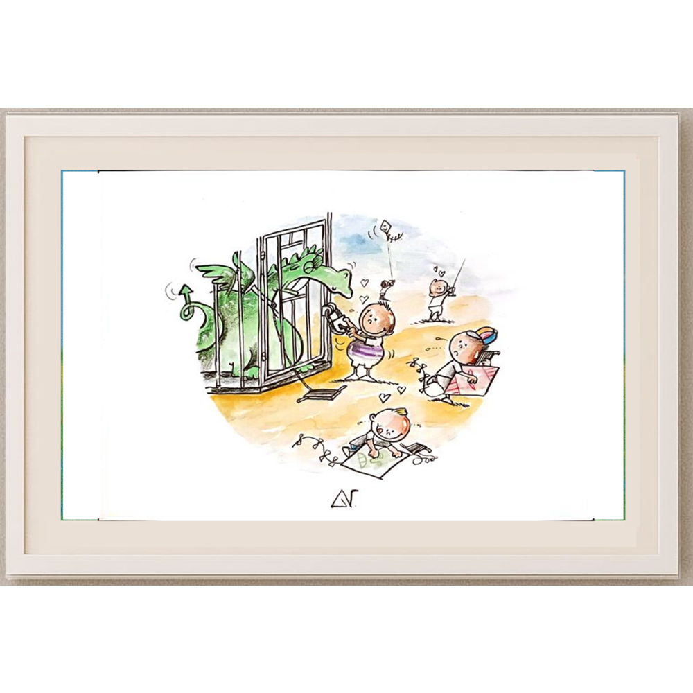 Novakov Goran 29x21cm Orijinal Karikatür BOD00117