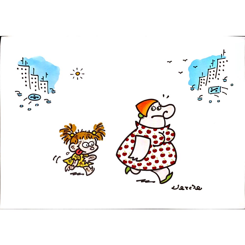 Marcelo Barreto De Lacerda 29x21cm Orijinal Karikatür BOD00119