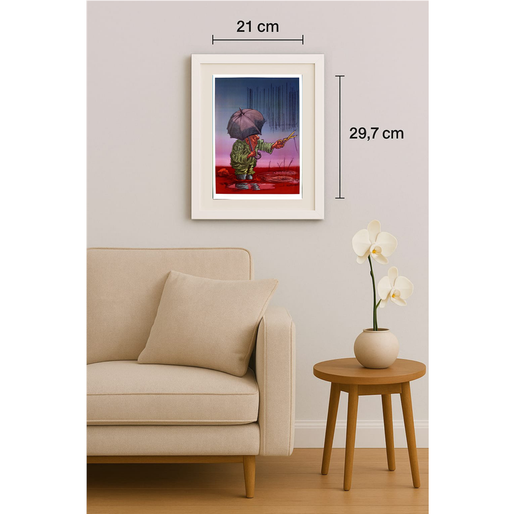 Mehmet Karaman 29x21cm Orijinal Karikatür BOD00126