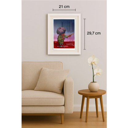 Mehmet Karaman 29x21cm Orijinal Karikatür BOD00126
