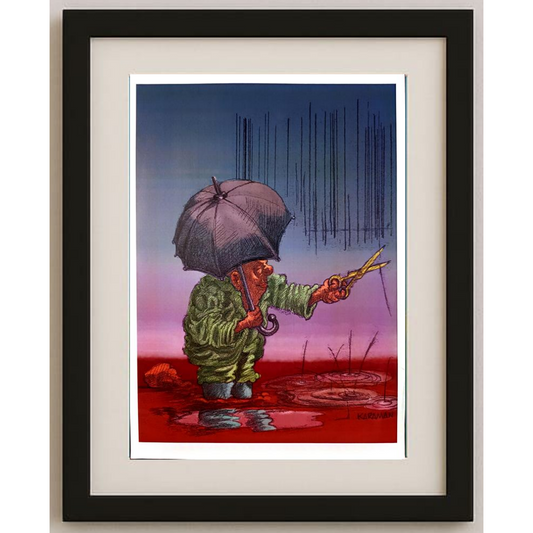 Mehmet Karaman 29x21cm Orijinal Karikatür BOD00126