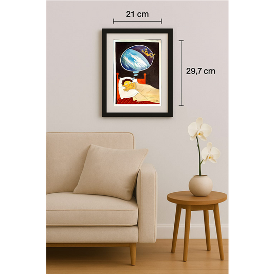 Babilig 29x21cm Orijinal Karikatür BOD00129