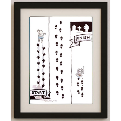 Taufan Galaxy 29x21cm Orijinal Karikatür BOD00131