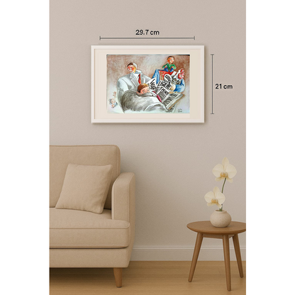 Tempesta Tastas 29x21cm Orijinal Karikatür BOD00132