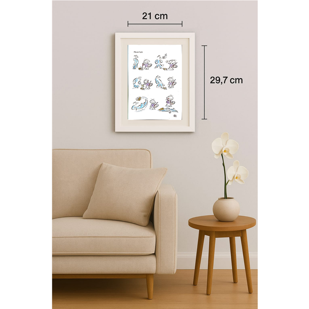 Tempesta Tastas 29x21cm Orijinal Karikatür BOD00133