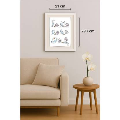 Tempesta Tastas 29x21cm Orijinal Karikatür BOD00133