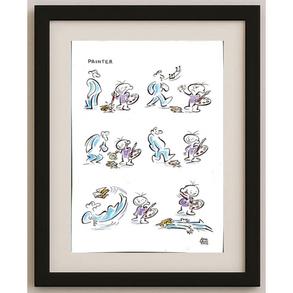 Tempesta Tastas 29x21cm Orijinal Karikatür BOD00133