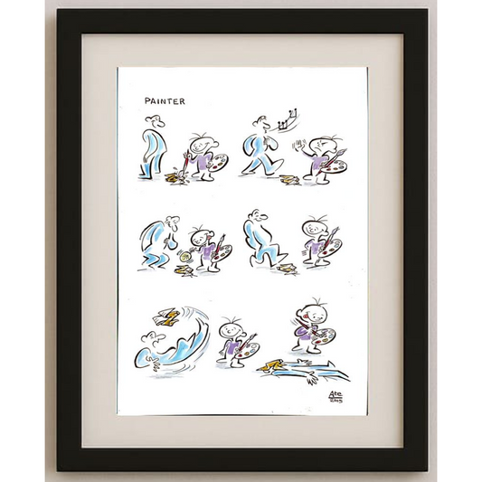 Tempesta Tastas 29x21cm Orijinal Karikatür BOD00133