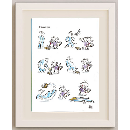 Tempesta Tastas 29x21cm Orijinal Karikatür BOD00133