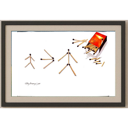 Taufan Galaxy 29x21cm Orijinal Karikatür BOD00134