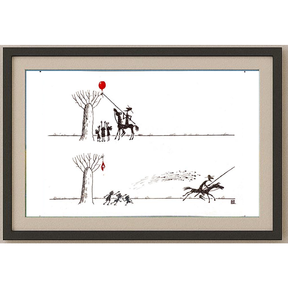 Marina Markevitch 29x21cm Orijinal Karikatür BOD00137