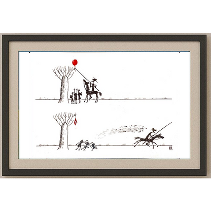 Marina Markevitch 29x21cm Orijinal Karikatür BOD00137