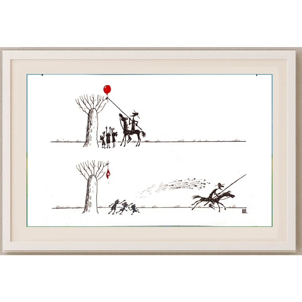 Marina Markevitch 29x21cm Orijinal Karikatür BOD00137