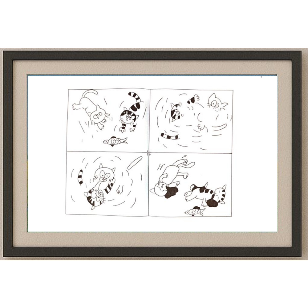Guo Ziye 29x21cm Orijinal Karikatür BOD00139