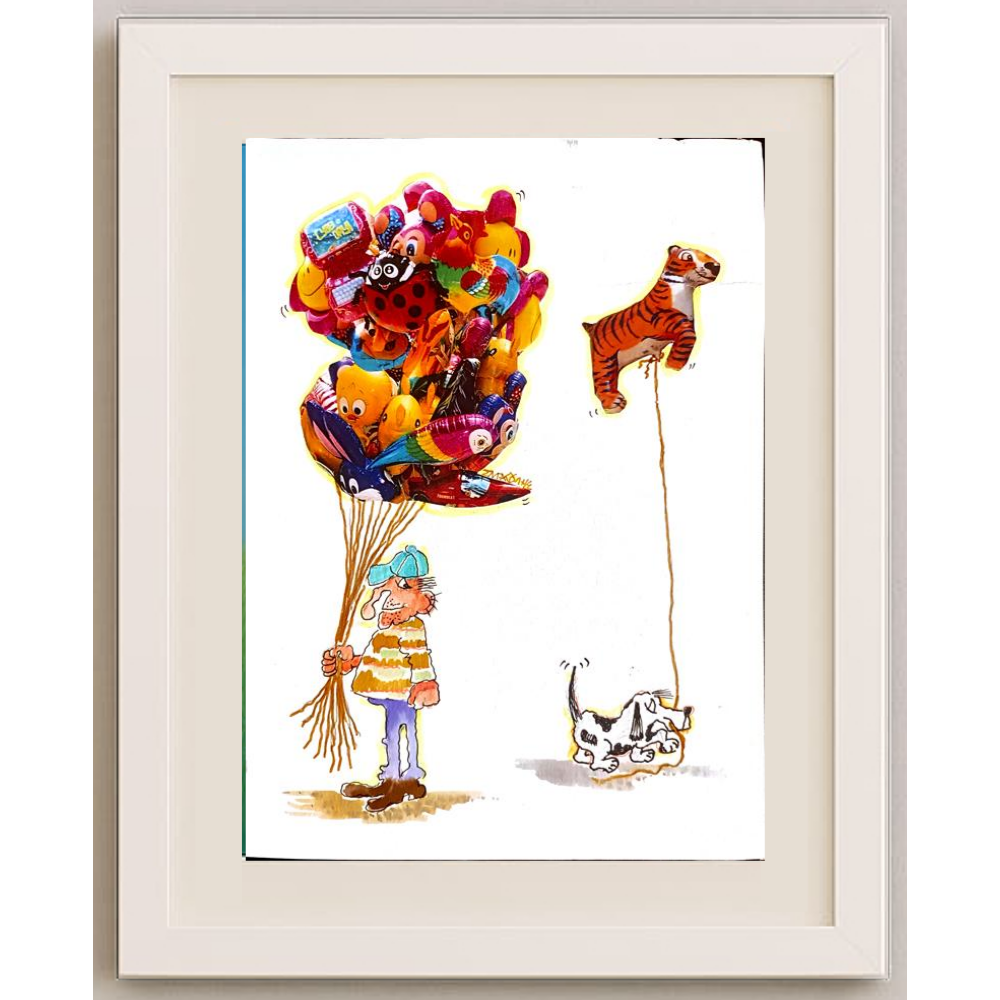 Serafim Bakoulis 29x21cm Orijinal Karikatür BOD00141