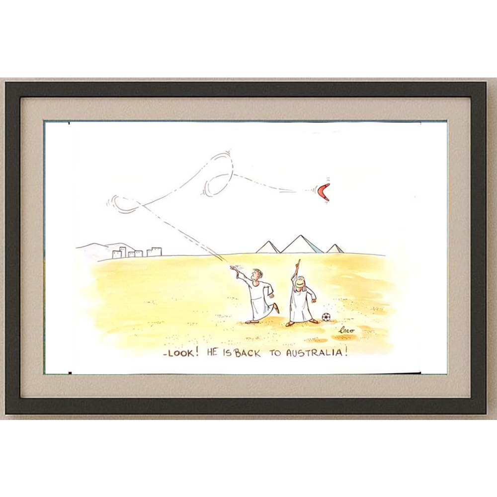 Josip Kovacevic 29x21cm Orijinal Karikatür BOD00144