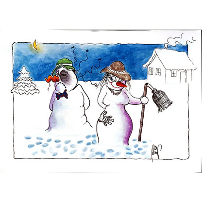 Oslovar Ivan 29x21cm Orijinal Karikatür BOD00145